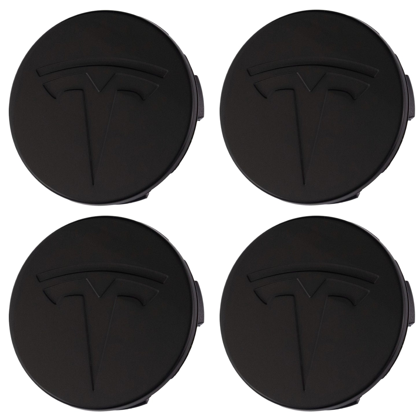 Tesla Hub Caps | Gloss Black - Aftermarket