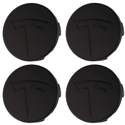 Tesla Hub Caps | Gloss Black - Aftermarket