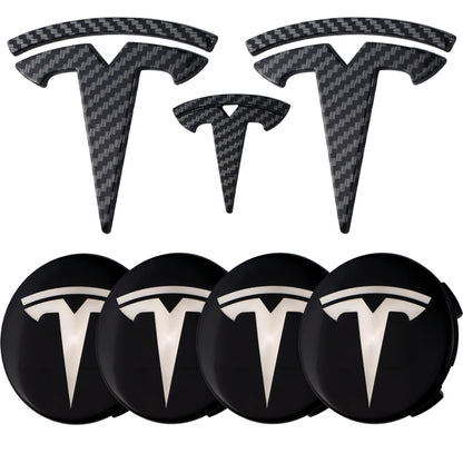 Tesla Emblem Overlay | Kohlefaser - Aftermarket