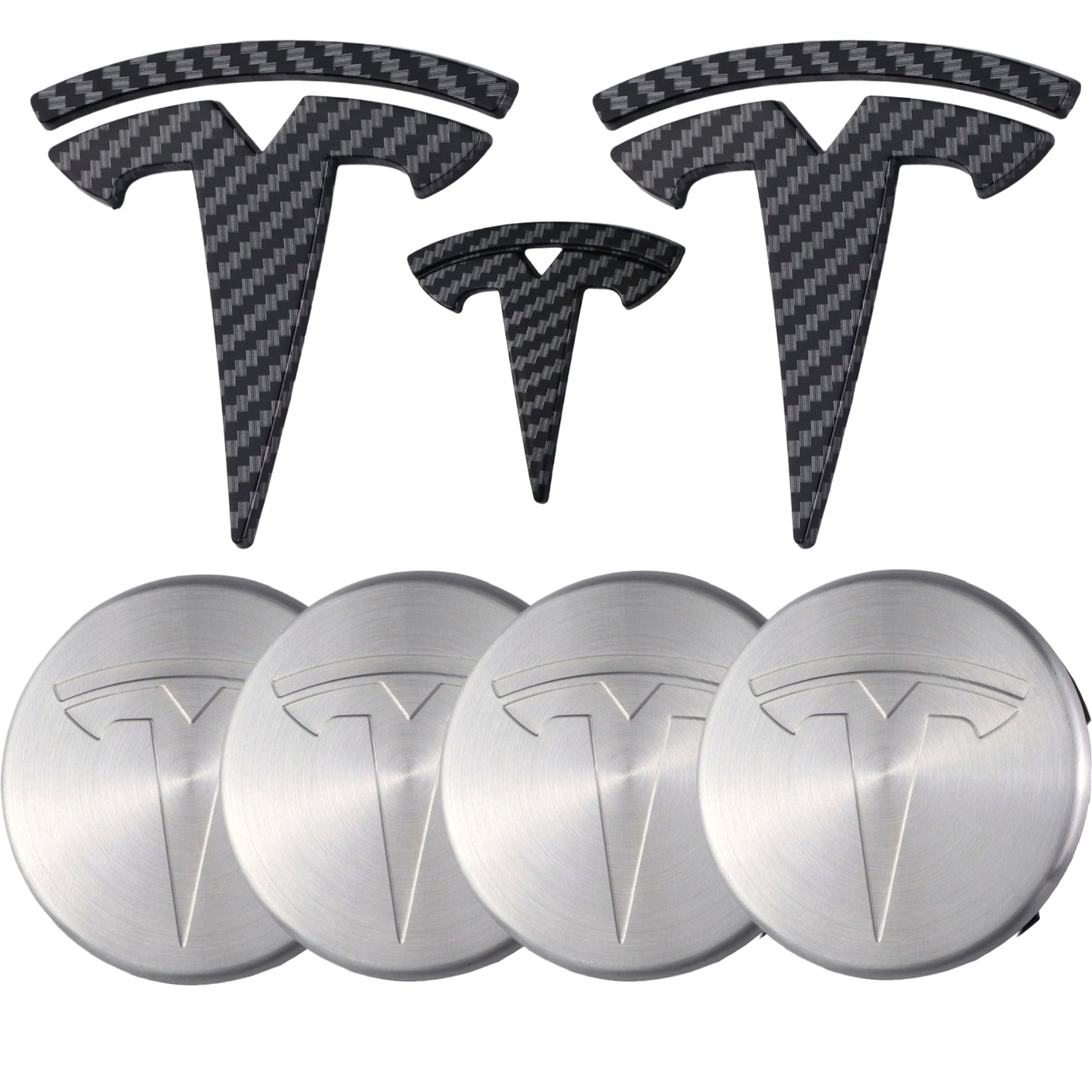 Tesla Emblem Overlay | Kohlefaser - Aftermarket