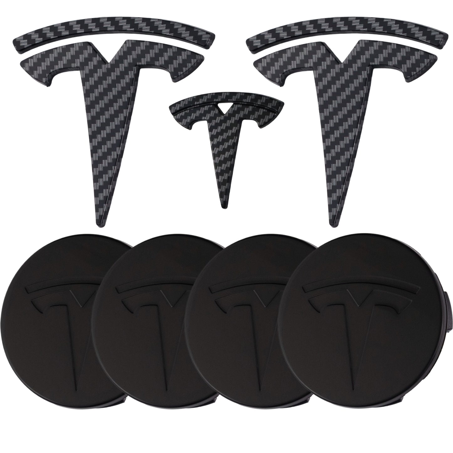 Tesla Emblem Overlay | Kohlefaser - Aftermarket