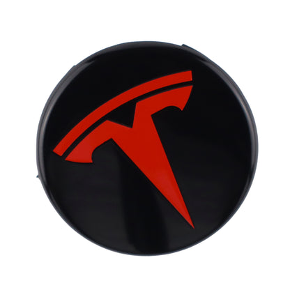 Tesla Radkappen | Schwarz Rot - Aftermarket