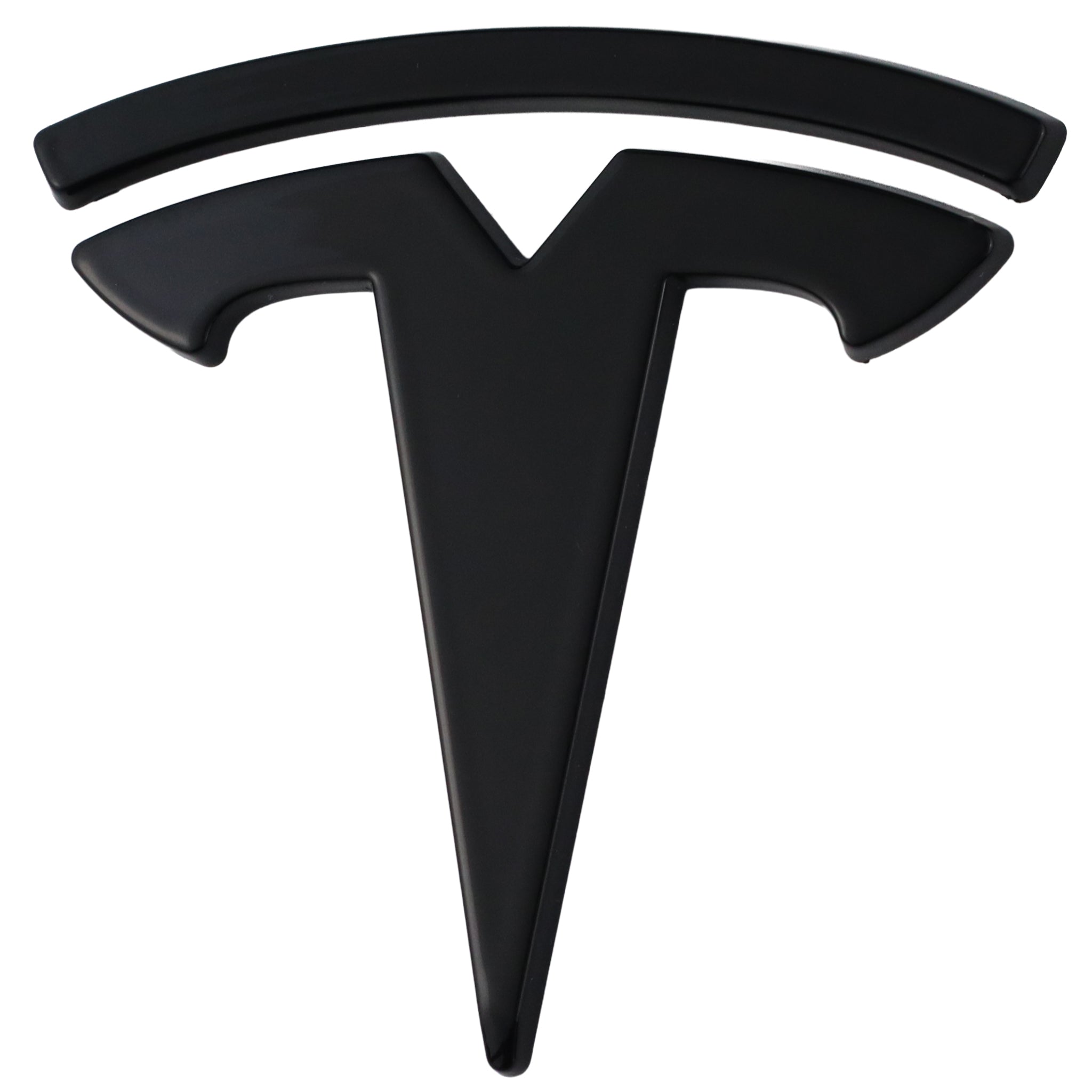 Tesla Emblem Overlay | Gloss Black - Aftermarket