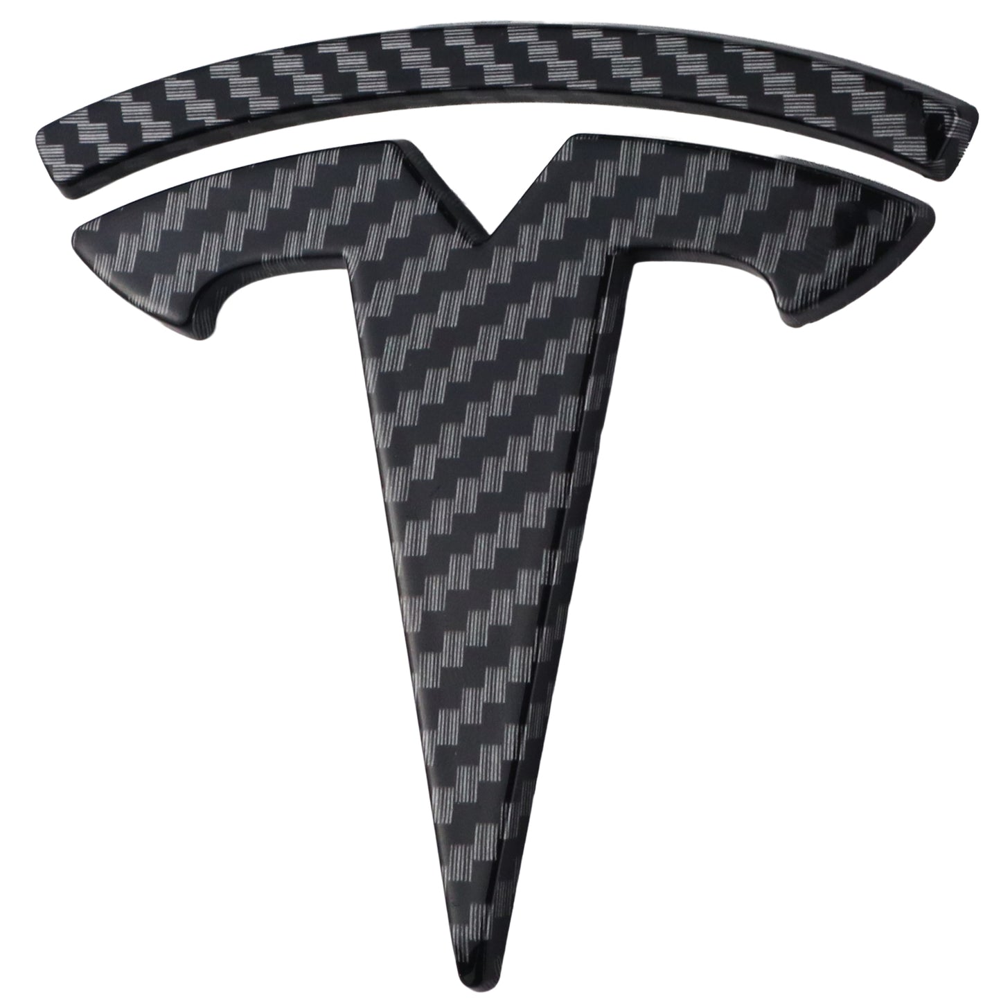 Tesla Emblem Overlay | Kohlefaser - Aftermarket
