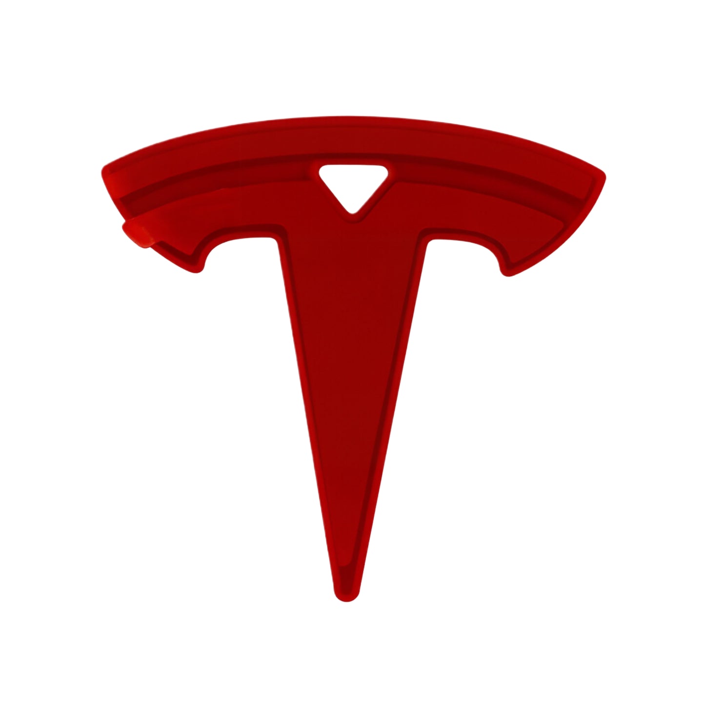 Tesla Emblem Overlay | Red - Aftermarket