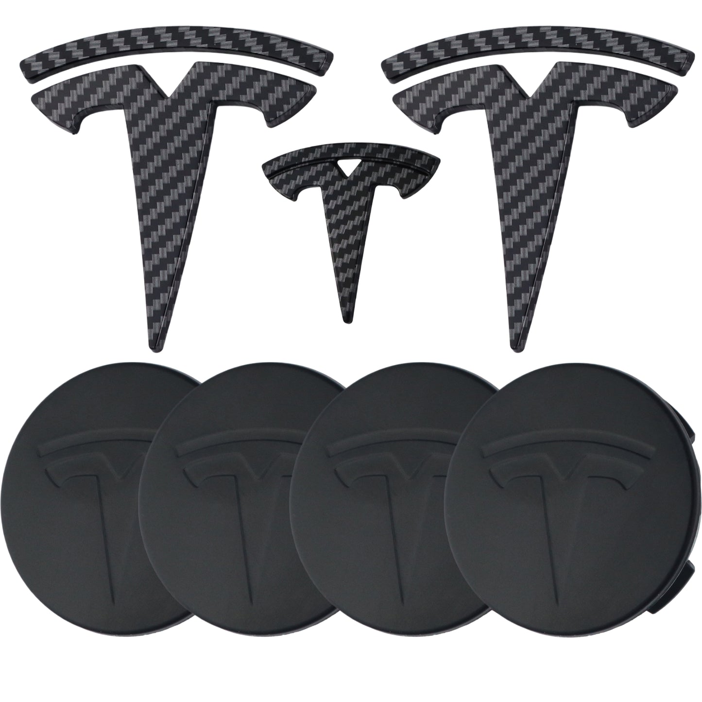 Tesla Emblem Overlay | Kohlefaser - Aftermarket