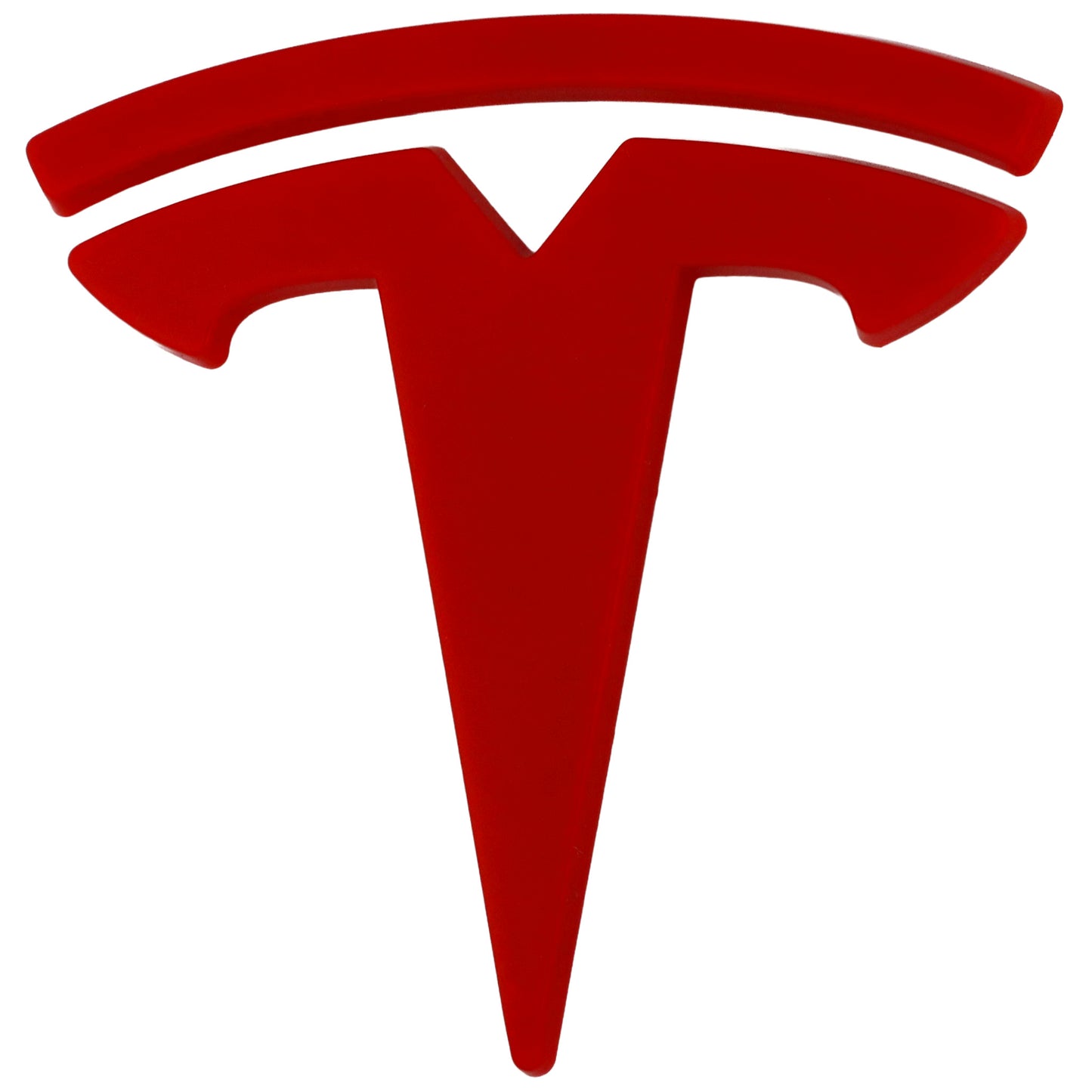 Tesla Emblem Overlay | Red - Aftermarket